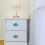 Cup Drawer Pulls Dragonfly Blue Shell Shape 6 pcs 4