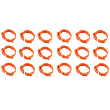 200Pcs Chicken Identification Leg Bands Tags Poultry Leg Bands Bird Leg Bands Duck Leg Bands Clip- Rings