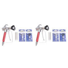 Airless Paint Sprayer with 4Pcs Paint Spray Tip (315,517) and Nozzle Guard + 4Pcs Airless Spray Filter for Pump Sprayer