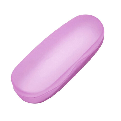 Plastic Transparent Glasses Case 5 Pcs 2