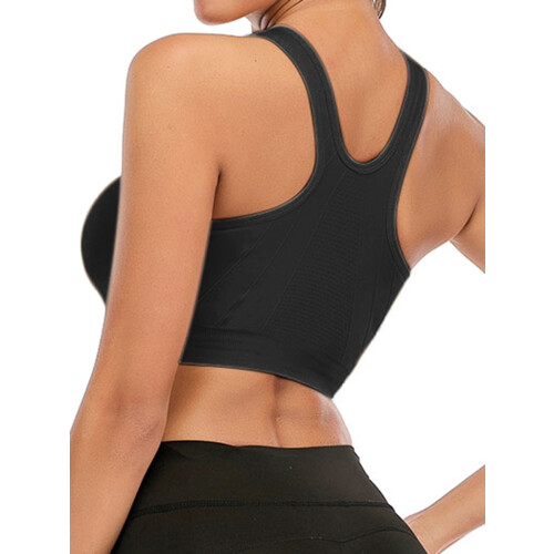 Women's Wireless Post-Surgery Yoga Bra with Removable Pads 1