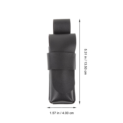 Harmonica Leather Case Portable Travel Black 1