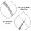 Basketball Net Stringing Wire Set for Hoop Frame Replacement 3