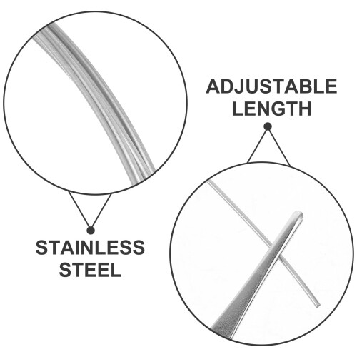Basketball Net Stringing Wire Set for Hoop Frame Replacement 2