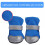 Breathable Mesh Dog Boots Anti-Slip Sole Reflective Straps 7
