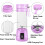 Mini Juicer Cup 380ML Portable Personal Blender with 6 5
