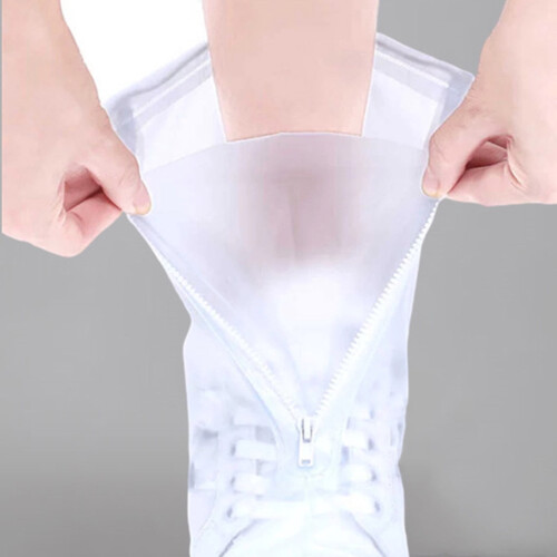 Rain Shoe Covers Waterproof Non-Slip Thick Reusable 1 Pair 1