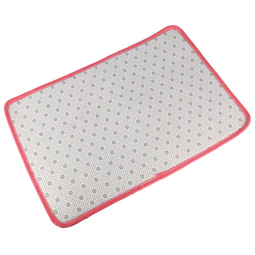 LELINTA Ultra Soft Rectangular Area Rug Red Grey 4 Sizes 2