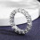 Moissanite Row Ring 925 Sterling Silver 5mm 5