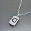 Retro Letter Pendant Necklace Adjustable Chain 7