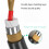 Y-Type Cable 6.35mm to Dual 6.35mm for Studio and Live Use 6