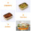 Raindrops Aluminum Foil Food Containers with Lids 6 Pack 5