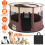 Foldable Soft Dog Play Tent Portable Waterproof Mesh with 7