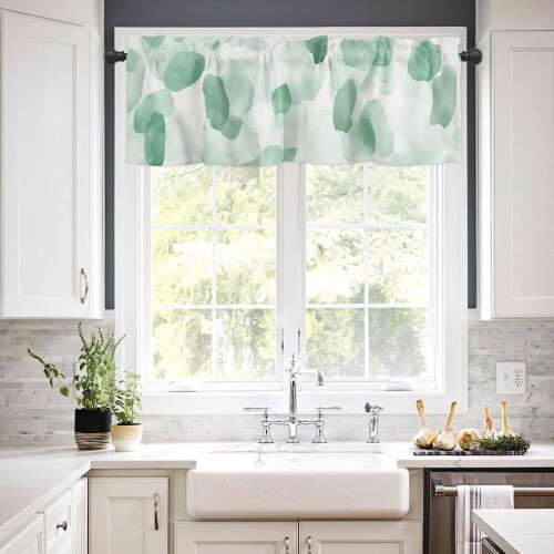 Purple Ombre Kitchen Curtains and Valances Set 3-Piece 2