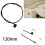 Recliner Release Cable Metal 120 mm 8