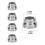 Faucet Adapter Kit Brass Aerator Connector 5 Pcs 7