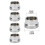 Faucet Adapter Kit Brass Aerator Connector 5 Pcs 2