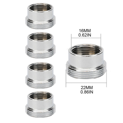 Faucet Adapter Kit Brass Aerator Connector 5 Pcs 1