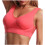 Dames sportbeha plus size, 3-pack, zonder beugel 4