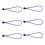 Ball Cord Heavy Duty Stretch Tie Loop Strap 6 inch Blue 5