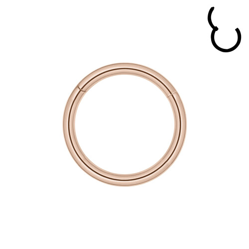 Septumring i roségull, 20G