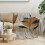 Boho Throw Blanket Orange Beige 50x60 inches 3
