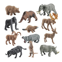 Wildlife Animal Figurines Set 12 Pieces