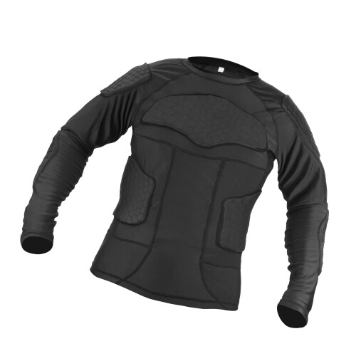 Black Motorcycle Riding Armor Jacket Size M