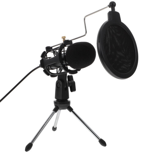 Mini Microphone 3.5mm Static-Free Podcast Kit