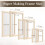 Paper Making Kit Mould and Deckle with Mesh Sponge 6 pcs 3