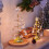 13 inch Pre-lit LED Crystal Christmas Tree Slim Desktop 1