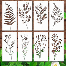 Garden Fence Floral Stencil Reusable 2024