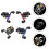 Baitcasting Reel Left-Hand Retrieve 6.3:1 Gear Ratio Red 7