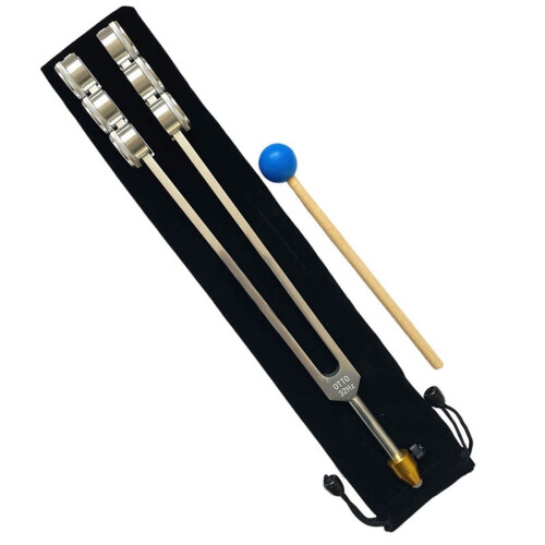 Aluminum Tuning Fork Tool 32 Hz with Hammer