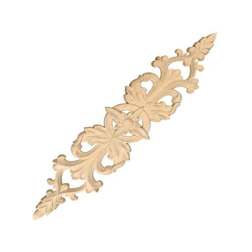 Wood Carved Applique Frame Decal Onlay Decor 1 Piece