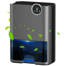 Home Dehumidifier 70 oz Tank 500 sq ft Auto Shut-Off Gray