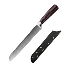 Japanese Chef Cleaver Set Damascus Steel 5-Piece