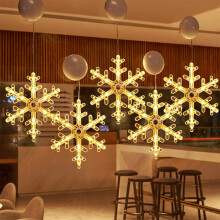 Battery Operated Christmas Window Lights Warm White LED 12
