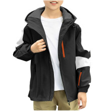 Waterproof Lightweight Hooded Jacket for Kids 6-13