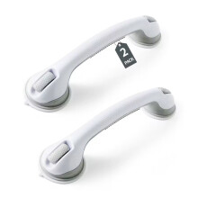 Behome Shower Grab Bar Suction Mount 2 Pack 16 Inch