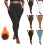 Women's Plus Size High Waist Leggings with Pockets, Quick 1