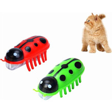 Mini Electric Robot Beetle Toy for Cats 2 pcs