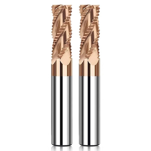 CNC roughing end mill carbide 4-flute HRC60 3–14 mm