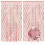 Rose Gold Heart Fringe Curtains for Wedding Backdrop 1