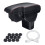 Leather ABS Center Console Storage Box with 3 USB Ports for 1