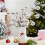 Silver Christmas Ball Ornament 40cm Sequin Mirror Decor 1