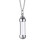 Cremation Urn Necklace Glass Pendant Waterproof Openable 1