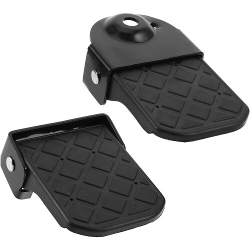 Motorcycle Footrest Pedals Folding Pair