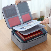 Fireproof Waterproof Document Organizer Bag with Lock