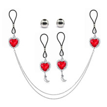 Rhinestone Nipple Chain Non-Piercing Bra Chain 1 Piece